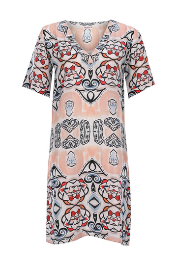 Goddess of Love Aşk Tanrıçası -  V Neck Short Dress - Kısa Elbise